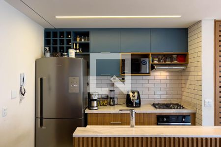 Sala e cozinha de apartamento para alugar com 2 quartos, 68m² em Vila Mariana, São Paulo