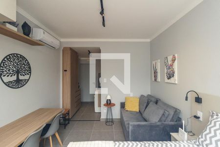 Studio de kitnet/studio para alugar com 1 quarto, 21m² em República, São Paulo