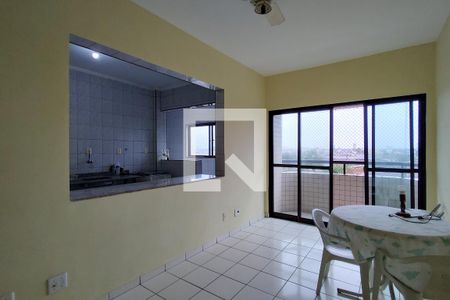 Sala de apartamento para alugar com 1 quarto, 58m² em Maracanã, Praia Grande