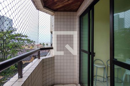 Sacada de apartamento para alugar com 1 quarto, 58m² em Maracanã, Praia Grande