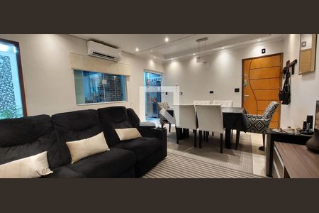 Sala de apartamento à venda com 3 quartos, 100m² em Vila Camilópolis, Santo André