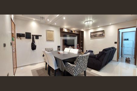 Sala de apartamento à venda com 3 quartos, 100m² em Vila Camilópolis, Santo André