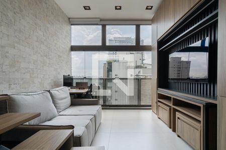 Studio à venda com 27m², 1 quarto e sem vagaSala