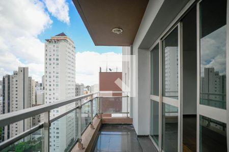 Varanda da Sala de apartamento à venda com 3 quartos, 200m² em Aclimação, São Paulo