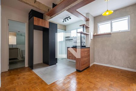 Sala/Cozinha de apartamento para alugar com 1 quarto, 52m² em Sumaré, São Paulo