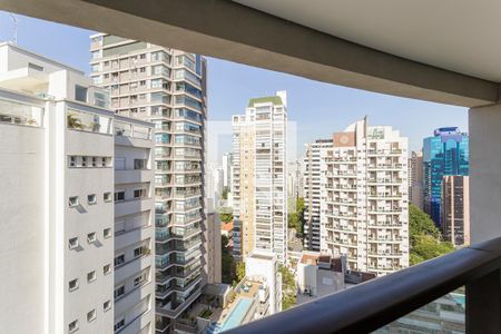 Varanda de apartamento para alugar com 1 quarto, 25m² em Indianópolis, São Paulo