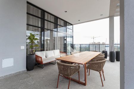 Apartamento para alugar com 25m², 1 quarto e sem vaga Apartamento para alugar com 25m², 1 quarto e sem vagaÁrea comum - Churrasqueira