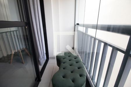 Studio para alugar com 25m², 1 quarto e sem vagaVaranda
