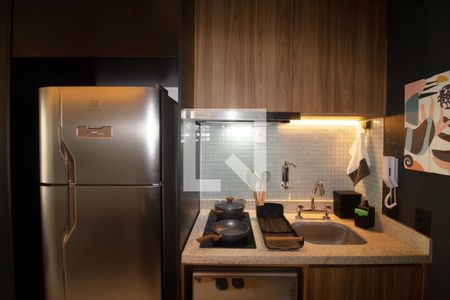 Studio para alugar com 25m², 1 quarto e sem vagaCozinha