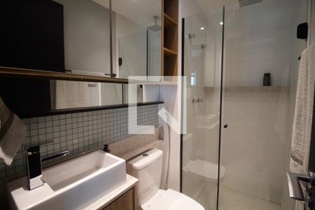 Studio para alugar com 25m², 1 quarto e sem vagaBanheiro da Suíte