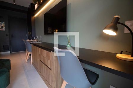 Studio para alugar com 25m², 1 quarto e sem vagaSuíte