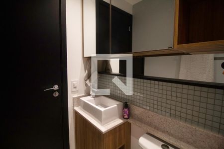 Studio para alugar com 25m², 1 quarto e sem vagaBanheiro da Suíte