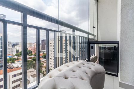 Studio para alugar com 25m², 1 quarto e sem vagaVaranda