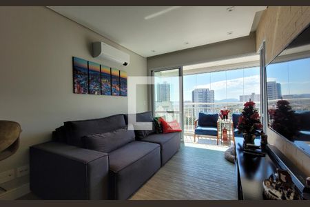 Sala de apartamento à venda com 2 quartos, 71m² em Vila Assunção, Santo André