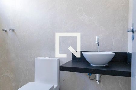 Banheiro da Suíte 1 de apartamento à venda com 3 quartos, 96m² em Prado, Belo Horizonte