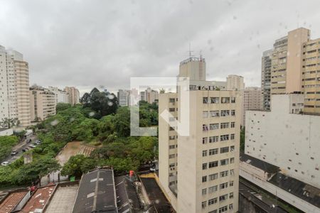 Vista do Quarto de apartamento à venda com 1 quarto, 30m² em Consolação, São Paulo