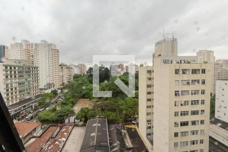 Vista do Quarto de apartamento à venda com 1 quarto, 30m² em Consolação, São Paulo