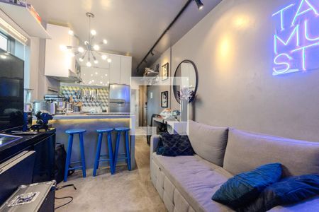 Sala de apartamento à venda com 1 quarto, 30m² em Consolação, São Paulo