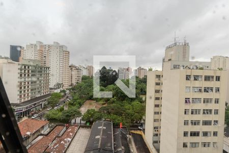Vista do Quarto de apartamento à venda com 1 quarto, 30m² em Consolação, São Paulo