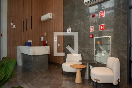 Studio à venda com 27m², 1 quarto e sem vagaHall social/Recepção