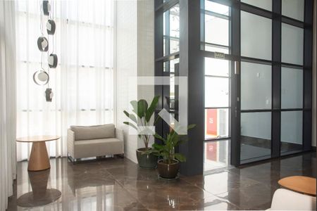 Studio à venda com 27m², 1 quarto e sem vagaHall social