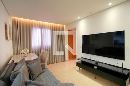 Sala de apartamento para alugar com 2 quartos, 44m² em Santa Cruz, Belo Horizonte