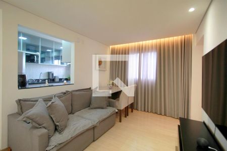 Sala de apartamento para alugar com 2 quartos, 44m² em Santa Cruz, Belo Horizonte