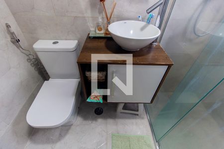 Banheiro da Suíte de apartamento à venda com 3 quartos, 69m² em Vila Prudente, São Paulo