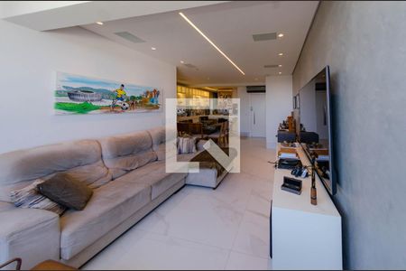Sala de apartamento para alugar com 3 quartos, 110m² em Belvedere, Belo Horizonte
