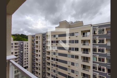 Vista da Sala de apartamento para alugar com 2 quartos, 50m² em Rio Comprido, Rio de Janeiro