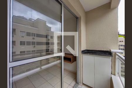 Varanda da Sala de apartamento para alugar com 2 quartos, 50m² em Rio Comprido, Rio de Janeiro