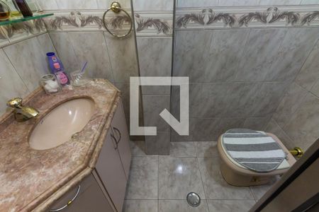 Banheiro da Suíte de apartamento para alugar com 1 quarto, 80m² em Vila Gomes Cardim, São Paulo