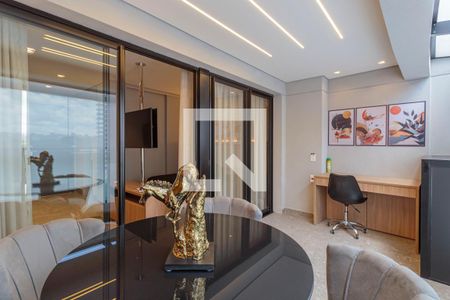 Varanda de kitnet/studio para alugar com 1 quarto, 42m² em Indianópolis, São Paulo