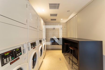 Studio para alugar com 42m², 1 quarto e 1 vagaLavanderia