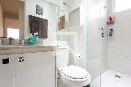 Banheiro da Suíte de apartamento para alugar com 1 quarto, 45m² em Vila Olímpia, São Paulo