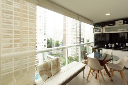 Apartamento para alugar com 45m², 1 quarto e 1 vaga Apartamento para alugar com 45m², 1 quarto e 1 vagaVaranda gourmet
