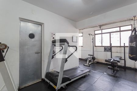 Área comum - Academia de apartamento para alugar com 1 quarto, 37m² em Indianópolis, São Paulo