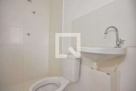 Banheiro de kitnet/studio à venda com 1 quarto, 17m² em Vila Andrade, São Paulo