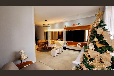 Sala de casa de condomínio à venda com 3 quartos, 180m² em Jardim Carolina, Jundiaí