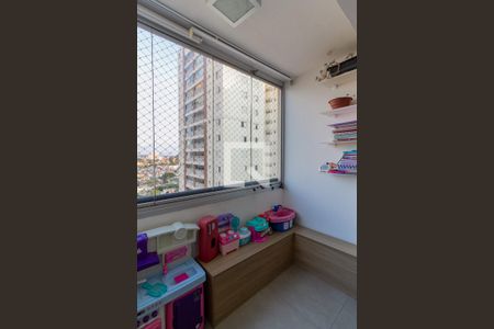 Varanda da Sala de Estar de apartamento à venda com 3 quartos, 80m² em Jardim Consorcio, São Paulo
