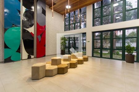 Apartamento para alugar com 68m², 2 quartos e 2 vagasHall social