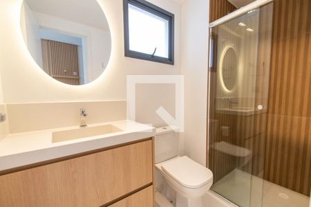 Banheiro de kitnet/studio à venda com 1 quarto, 28m² em Vila Mariana, São Paulo