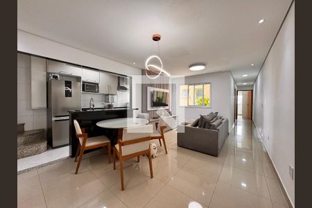 Sala de apartamento à venda com 2 quartos, 140m² em Vila Metalúrgica, Santo André