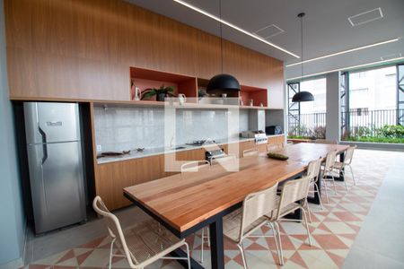 Apartamento à venda com 24m², 1 quarto e sem vaga Apartamento à venda com 24m², 1 quarto e sem vagaÁrea comum - Churrasqueira