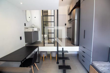 Sala de apartamento à venda com 1 quarto, 24m² em Santo Amaro, São Paulo