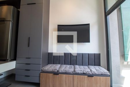 Sala de apartamento à venda com 1 quarto, 24m² em Santo Amaro, São Paulo