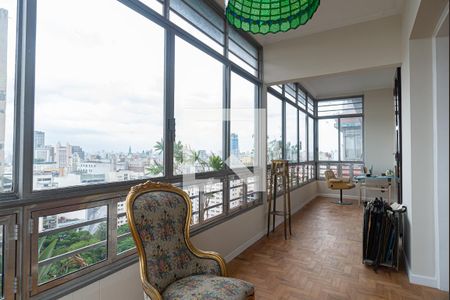 Apartamento para alugar com 170m², 3 quartos e 2 vagasVaranda da Sala e do Quarto 1