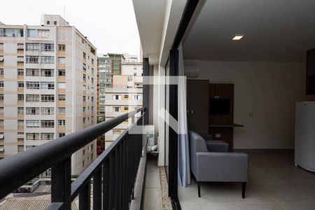 Studio para alugar com 31m², 1 quarto e sem vaga Studio para alugar com 31m², 1 quarto e sem vagaSacada