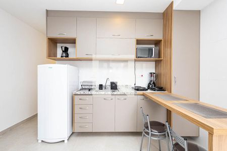 Studio para alugar com 31m², 1 quarto e sem vaga Studio para alugar com 31m², 1 quarto e sem vagaCozinha