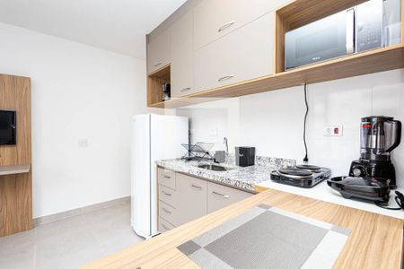 Studio para alugar com 31m², 1 quarto e sem vaga Studio para alugar com 31m², 1 quarto e sem vagaCozinha